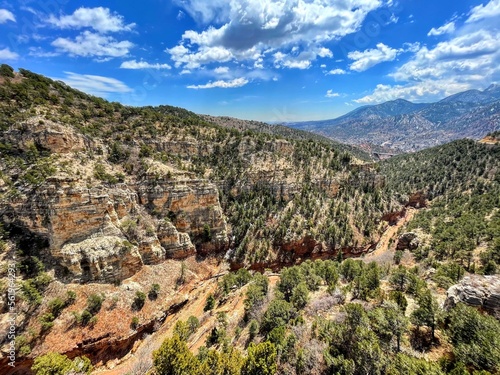 view of the mountains