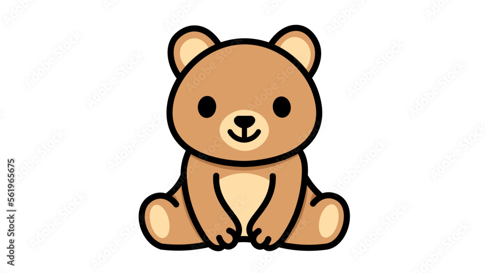 Obraz premium cartoon bear