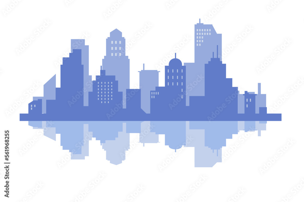 city skyline vector