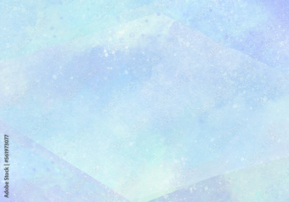Obraz premium シンプルな水彩テクスチャーデザイン背景 水色