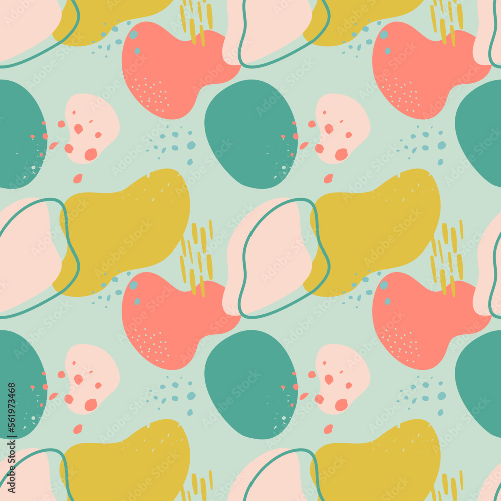 Fototapeta premium seamless pattern suitable for book cover, wallpaper, fabric, etc. vector seamless pattern.