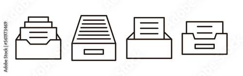 Archive folders icon vector for web and mobile app. Document vector icon. Archive storage icon.