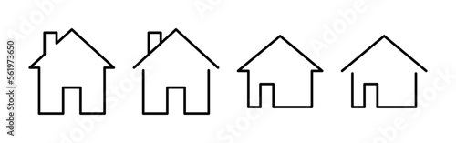 House icon vector for web and mobile app. Home sign and symbol