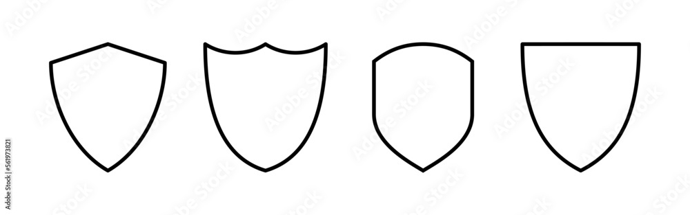 Shield icon vector for web and mobile app. Protection icon. Security sign and symbol Shield icon vector for web and mobile app. Protection icon. Security sign and symbol