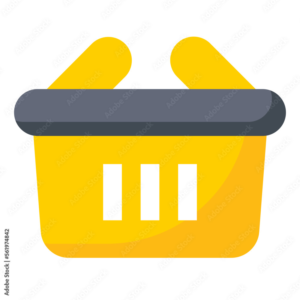 Basket flat icon