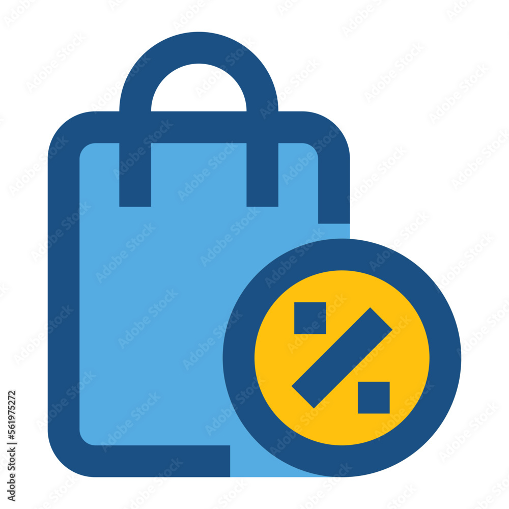 Online Discount two tone icon Online Discount two tone icon