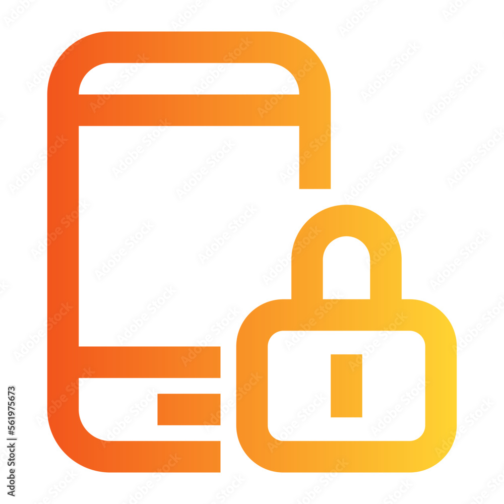 mobile Password gradient icon mobile Password gradient icon