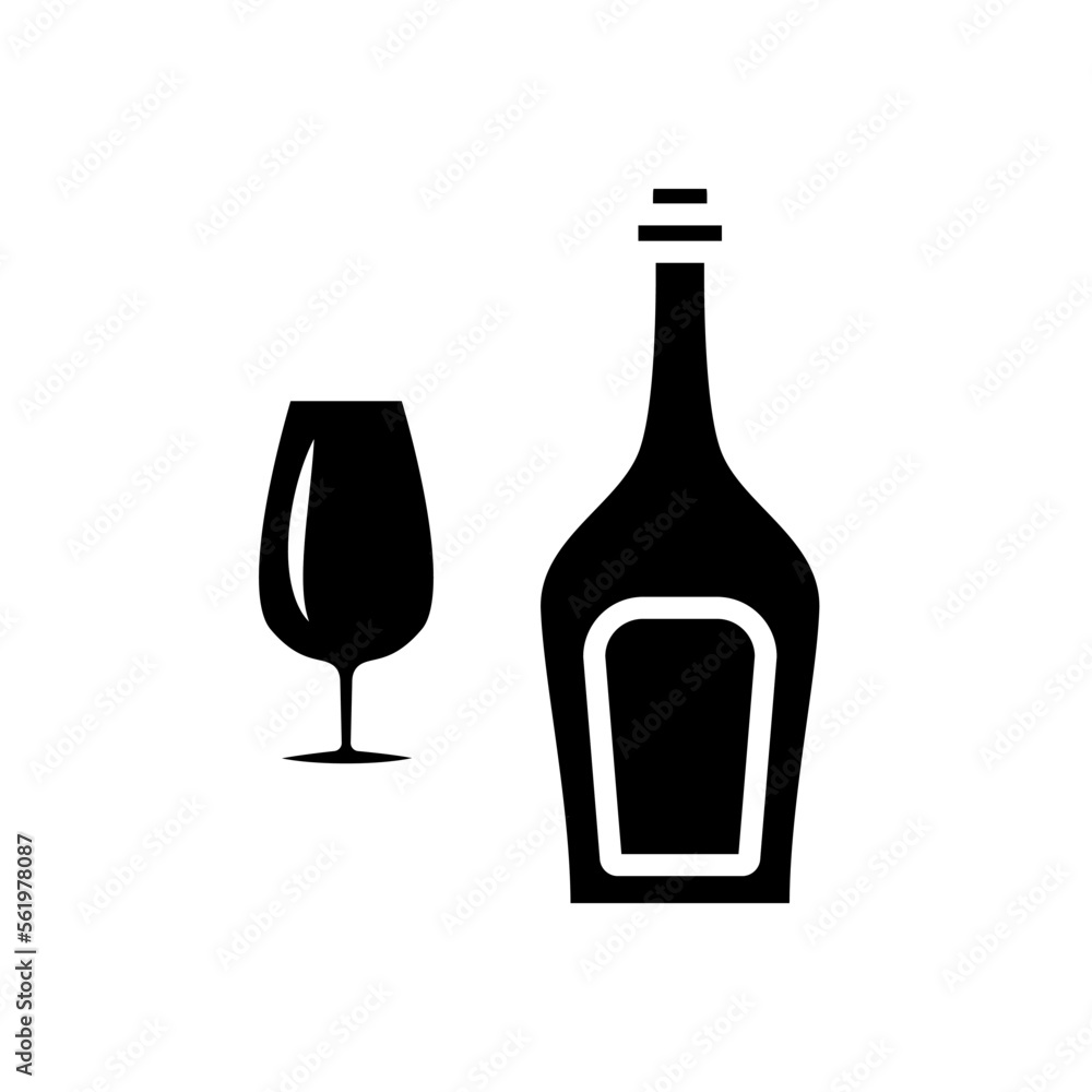 glass and bottles icon vector template design collections flat trendy glass and bottles icon vector template design collections flat trendy