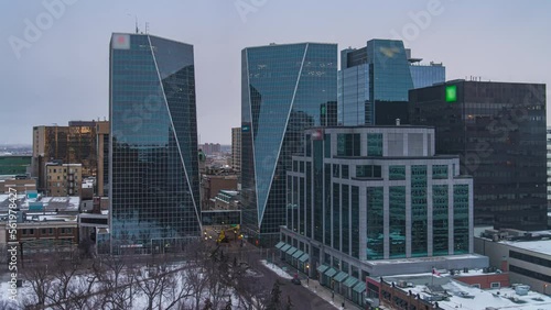 Downtown Regina Skyline sunset