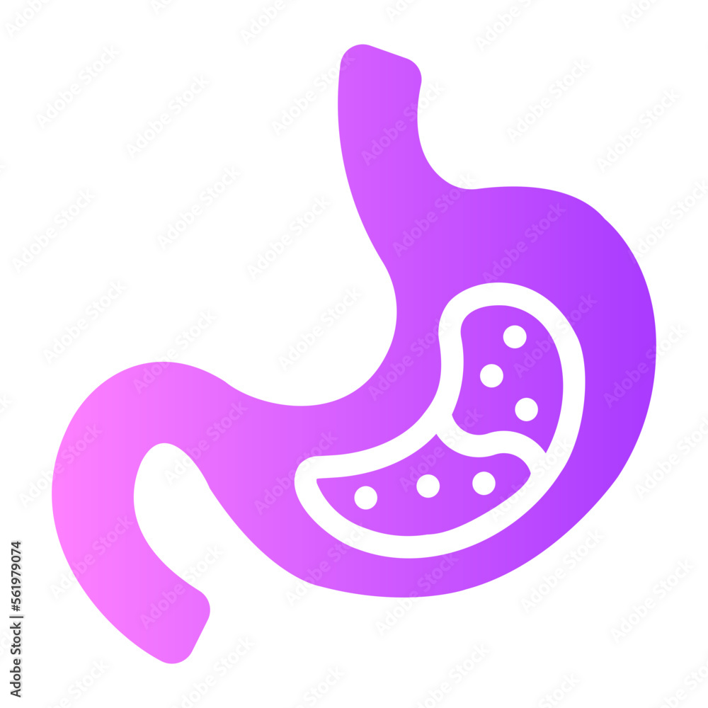 stomach gradient icon stomach gradient icon