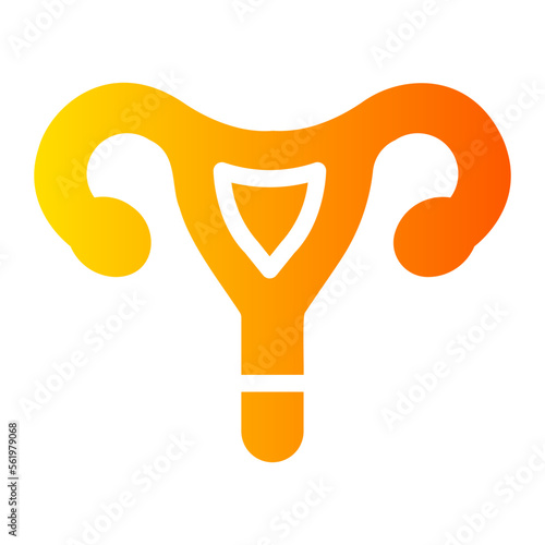 uterus gradient icon