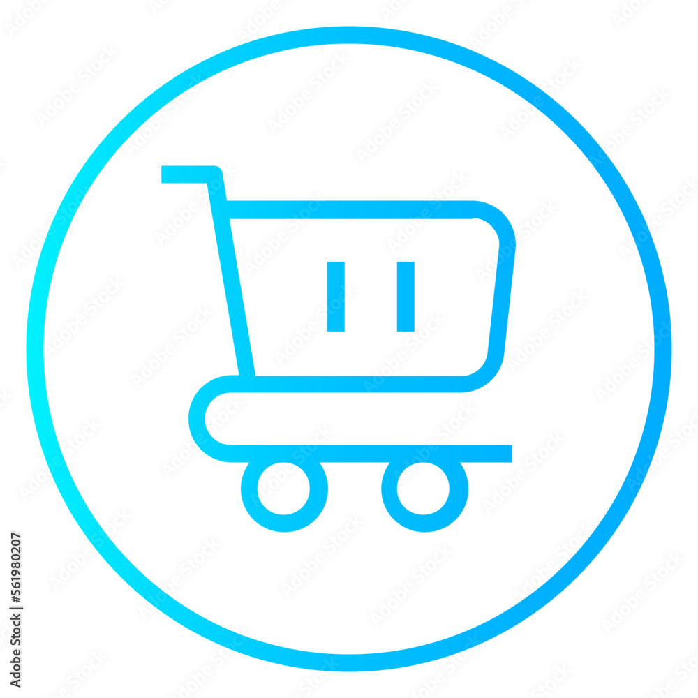 Cart gradient icon Cart gradient icon
