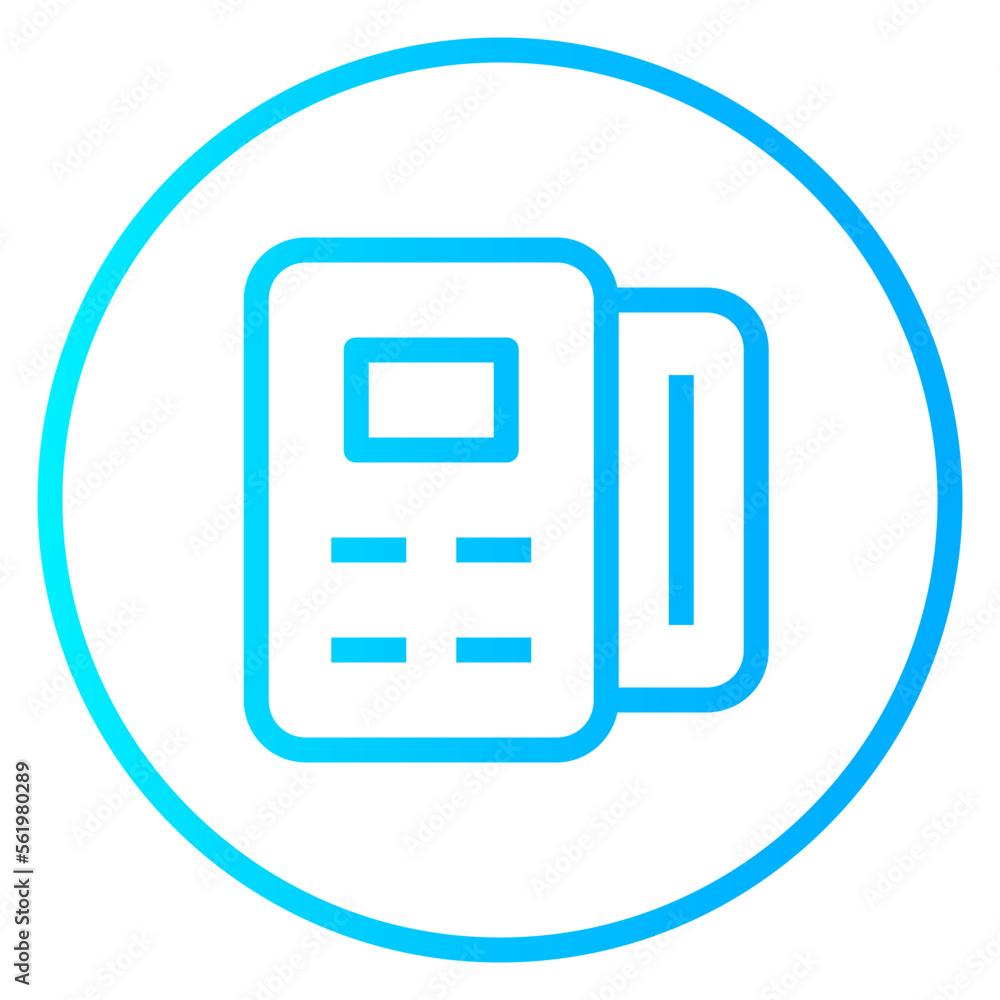 pay machine gradient icon pay machine gradient icon
