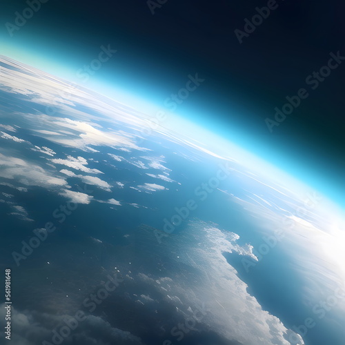宇宙から見た地球イメージ