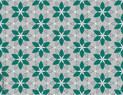 Geometric ethnic pattern seamless flower color oriental. seamless pattern. Design for fabric, curtain, carpet, wallpaper, clothing, wrapping, Batik, fabric,Vector illustration.