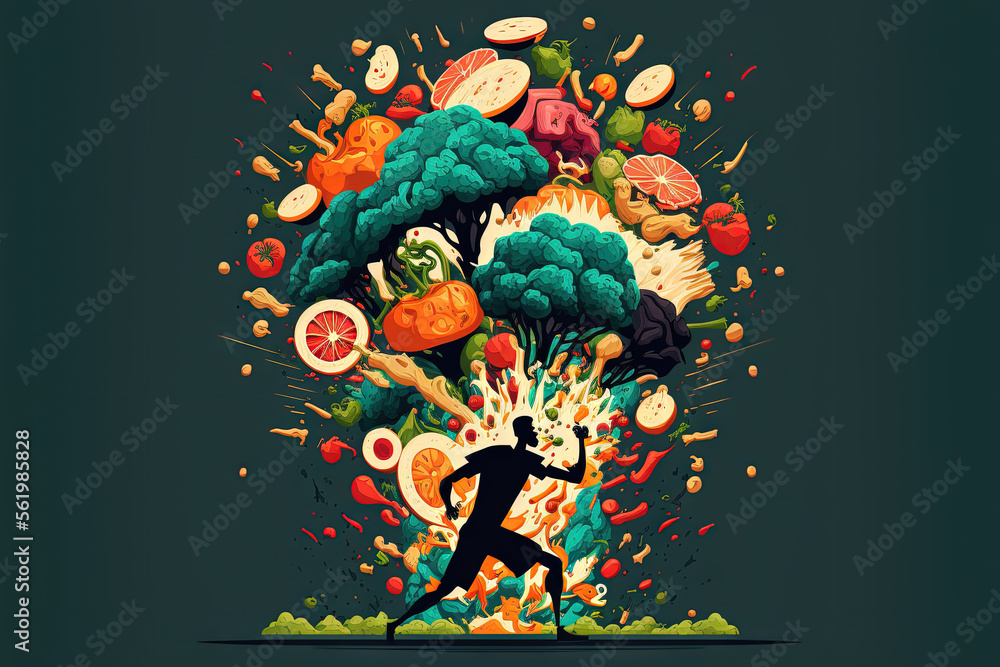 detoxification-food-selection-and-nutritious-food-are-symbolized-by