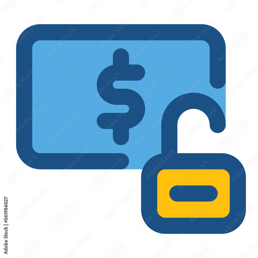 Unlocked two tone icon Unlocked two tone icon