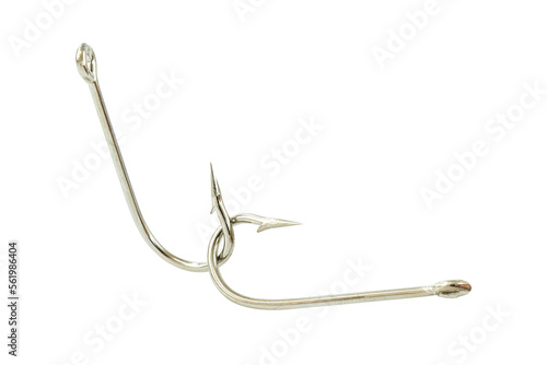 fishing hook isolated on white background