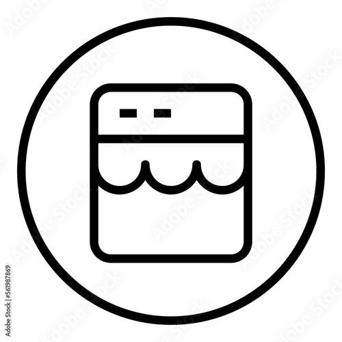 Free Download Online Store  line icon - GFXLoad