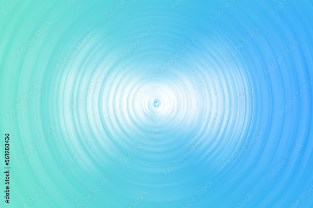 Obraz premium Blue sound waves or water waves with light on white background. Abstract blue technology background.