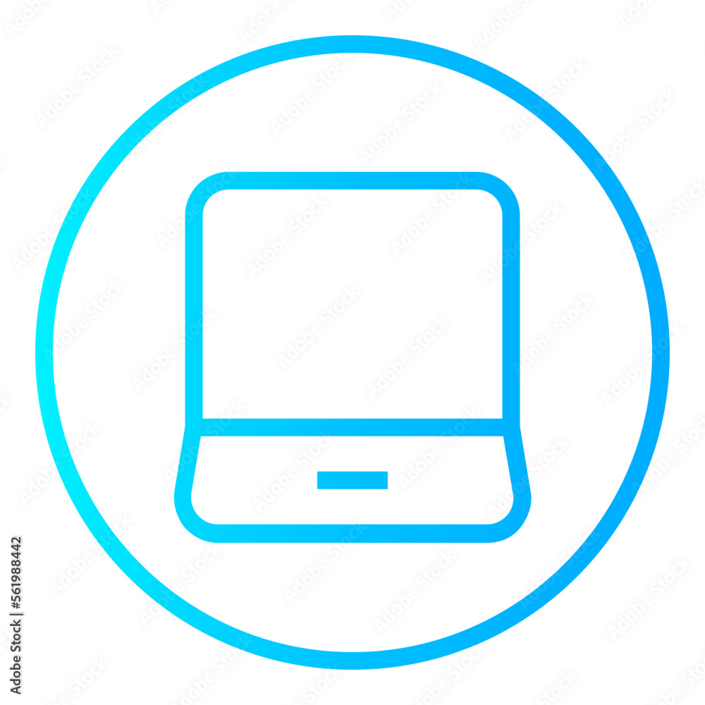 laptop gradient icon laptop gradient icon