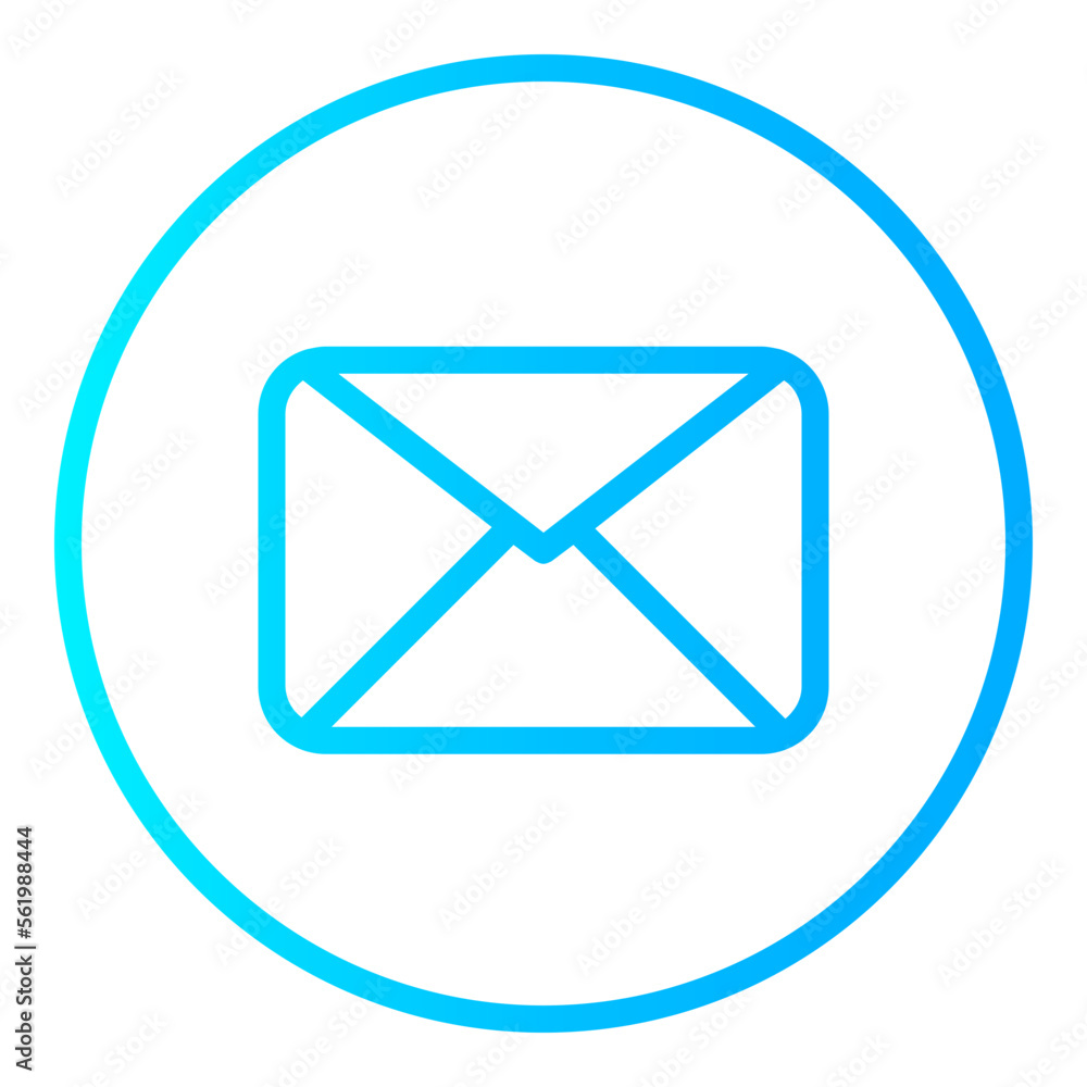 mail gradient icon mail gradient icon