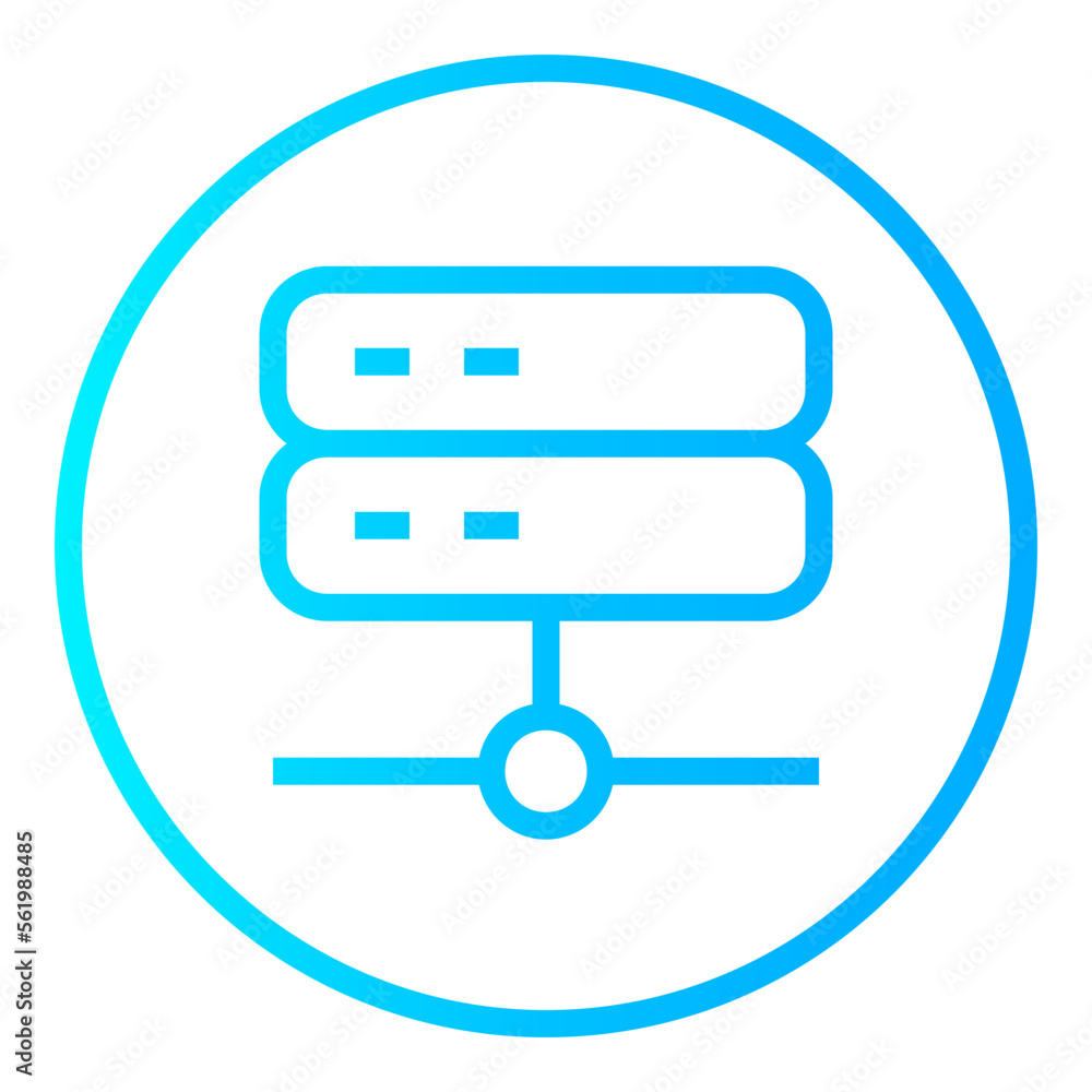 Server gradient icon Server gradient icon