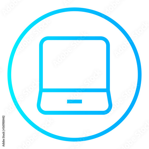 Free Download laptop  gradient icon - GFXLoad