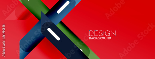 Background overlapping lines. Dynamic lines abstract wallpaper. Straight lines composition vector illustration for wallpaper banner background or landing page
