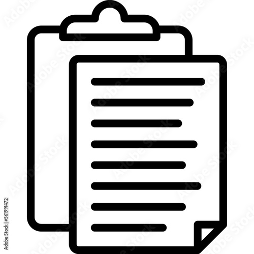 Clipboard, copy and paste Vector Icon Fully Editable  © Design