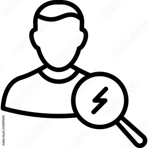 Occupational stress, pressure Vector Icon which can easily modify or edit

