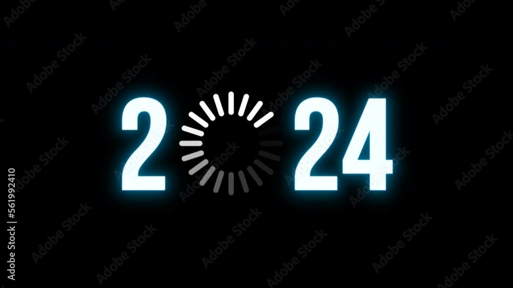 2024 new year loading progress bar 2024. New Year 2024 Greeting Loading
