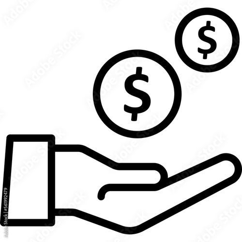 Credit, lending Vector Icon which can easily modify or edit

