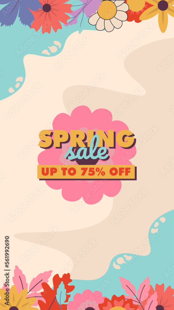 spring design background, spring sale, social media post or etc spring design background, spring sale, social media post or etc