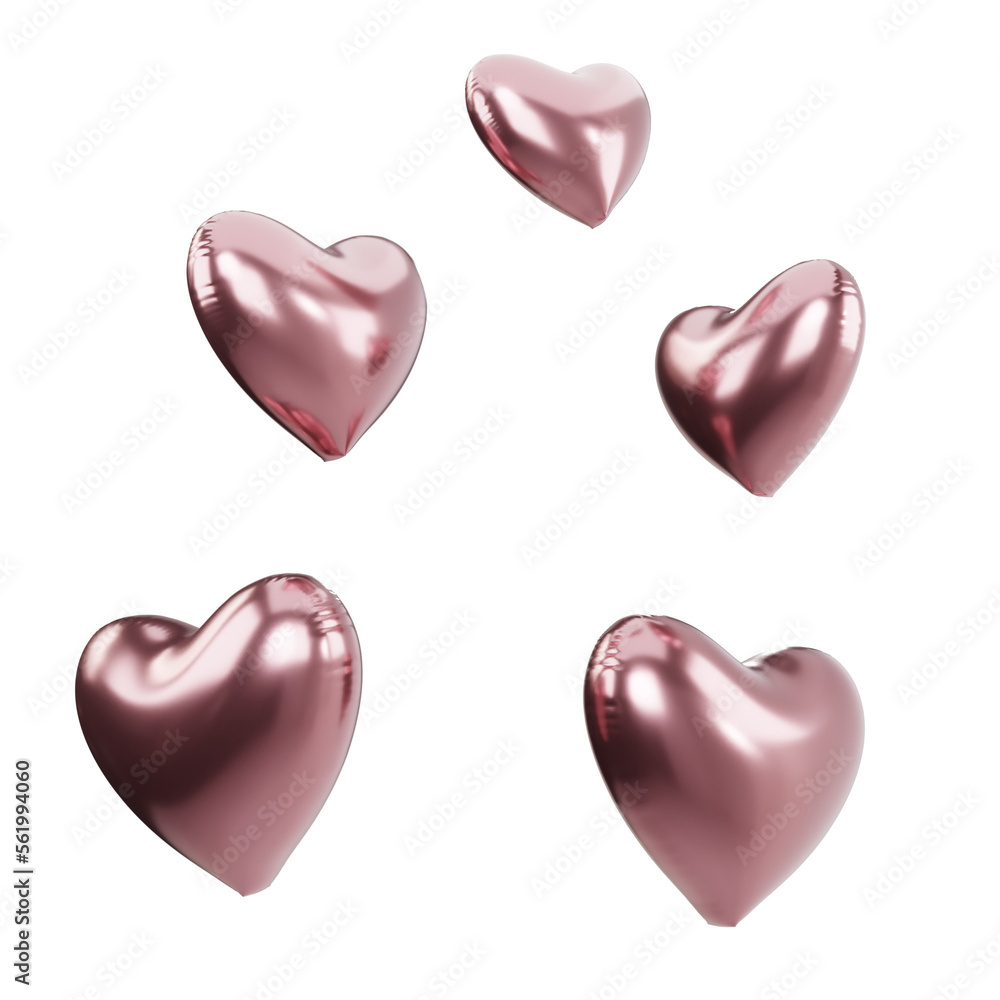 heart shaped chocolate candies