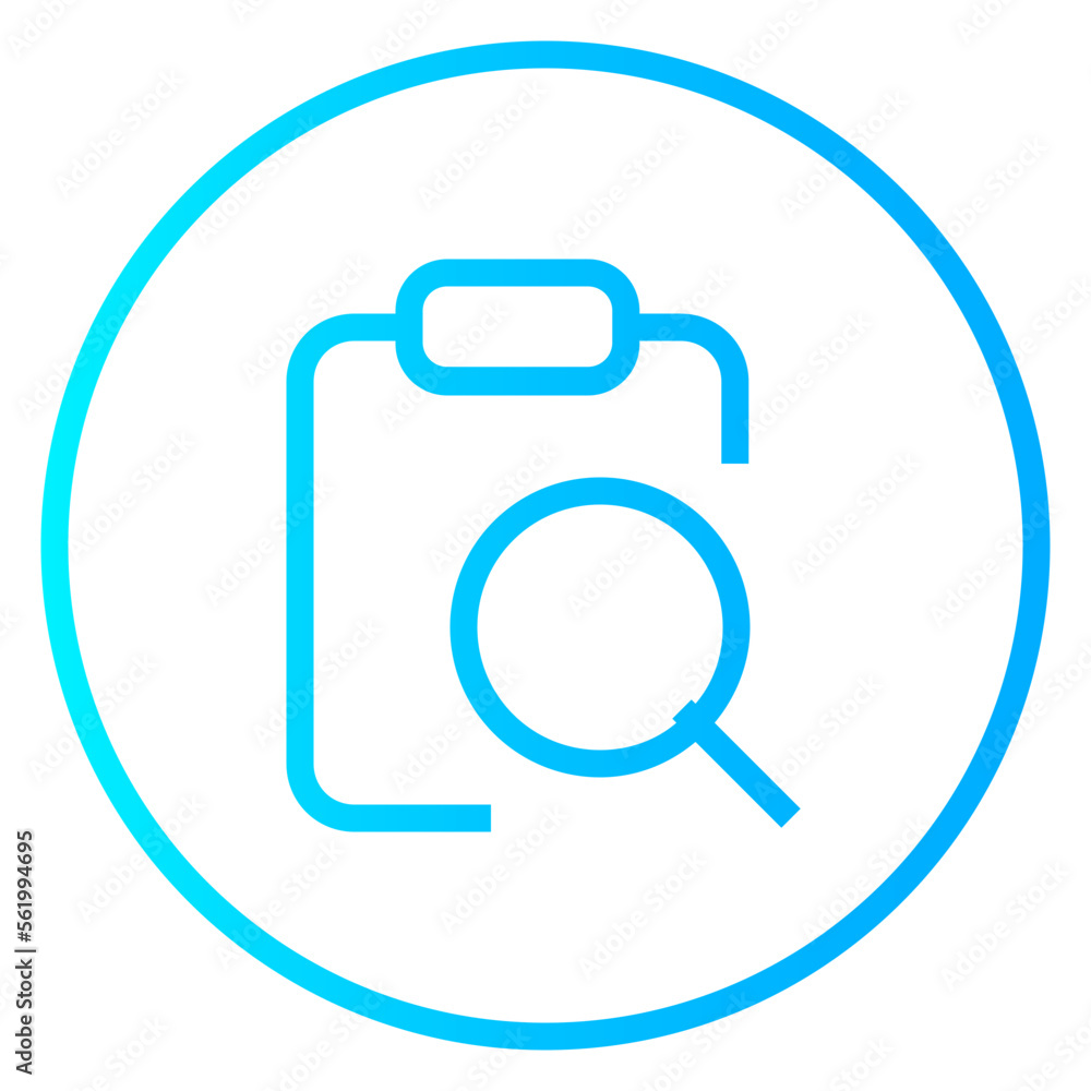 Investigation gradient icon Investigation gradient icon