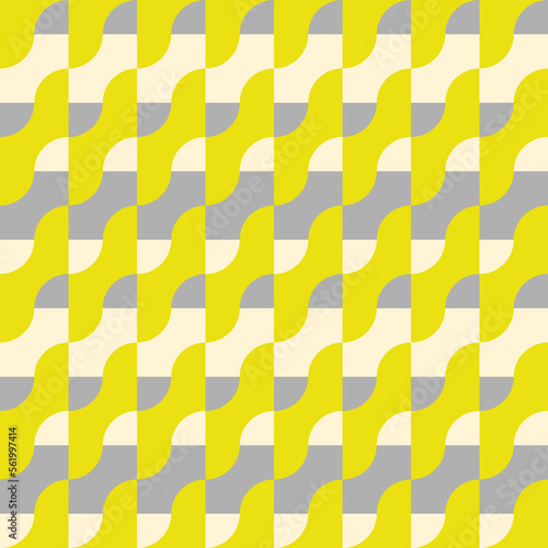 A simple and clear geometric ornament for decorating any surfaces or things. Seamless pattern.