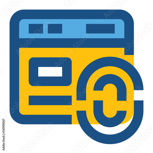 website two tone icon
