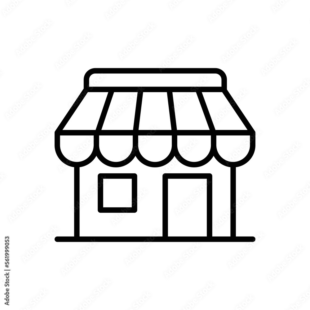 Store icon vector design template Store icon vector design template