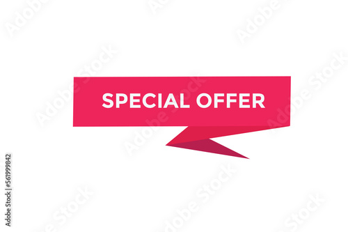 Special offer button web banner templates. Vector Illustration  © MDneamul