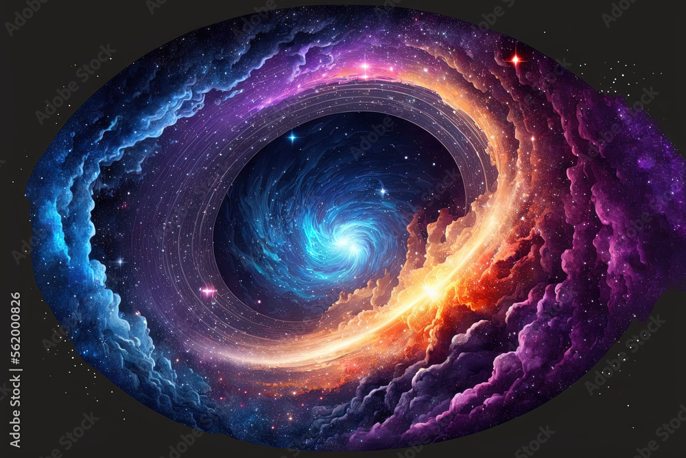 Beautiful universe. Amazing universe. Space background. Beautiful