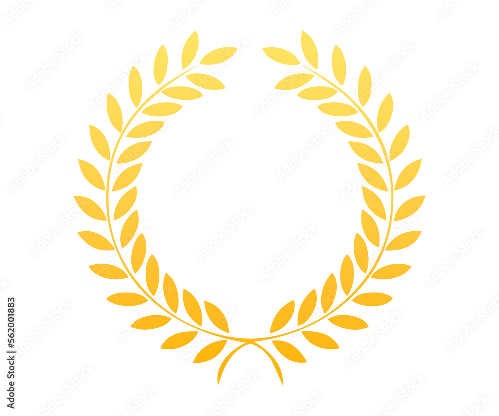 Laurel wreath. Trophy award leaves circle best nomination. Royalty high-quality free stock image of circular laurel foliate, depicting award, achievement, heraldry, nobility on transparent background Laurel wreath. Trophy award leaves circle best nomination. Royalty high-quality free stock image of circular laurel foliate, depicting award, achievement, heraldry, nobility on transparent background