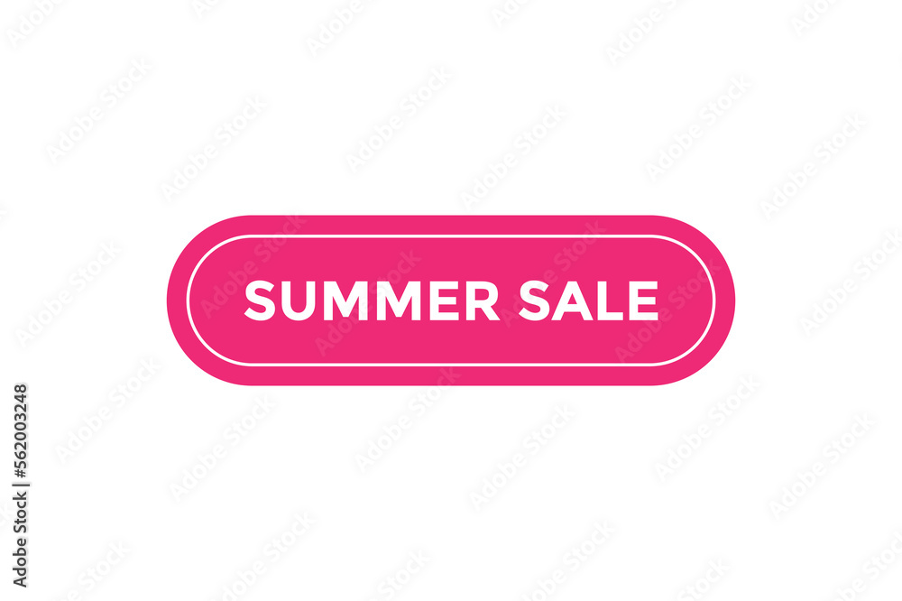 Summer sale button web banner templates. Vector Illustration Summer sale button web banner templates. Vector Illustration