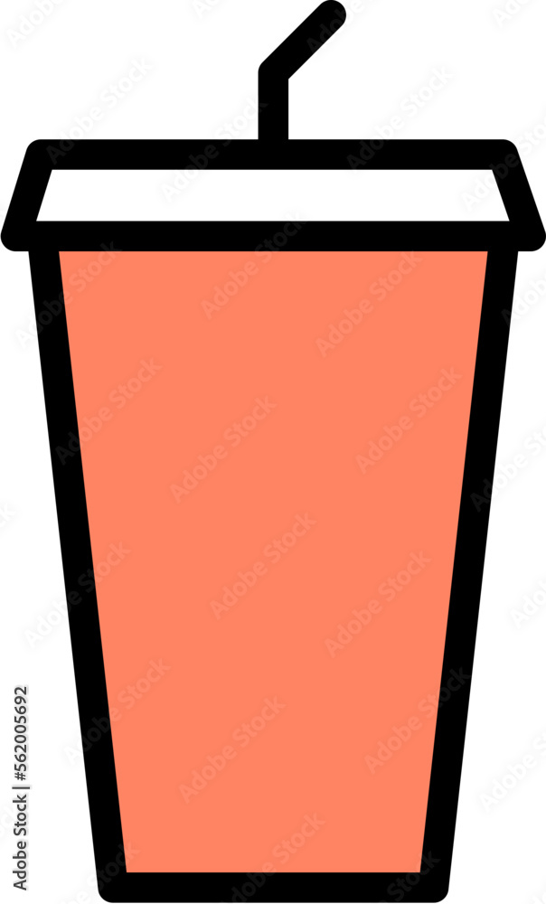 Drink To Go Vector Icon Illustration Drink To Go Vector Icon Illustration