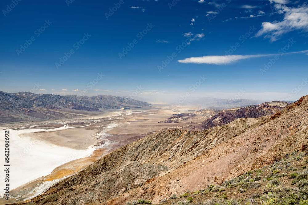 Beautiful view of Death Valley from Dante's View viewpoint, California, USA.