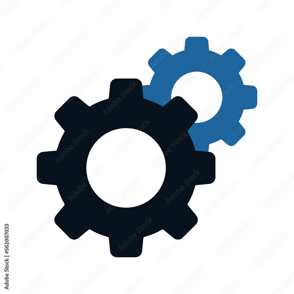 Gears icon. setting sign for mobile concept and web design. vector illustration%09 Gears icon. setting sign for mobile concept and web design. vector illustration%09