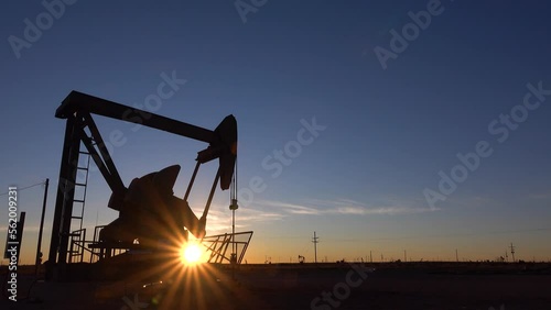 Oil Derrick operating in New Mexico