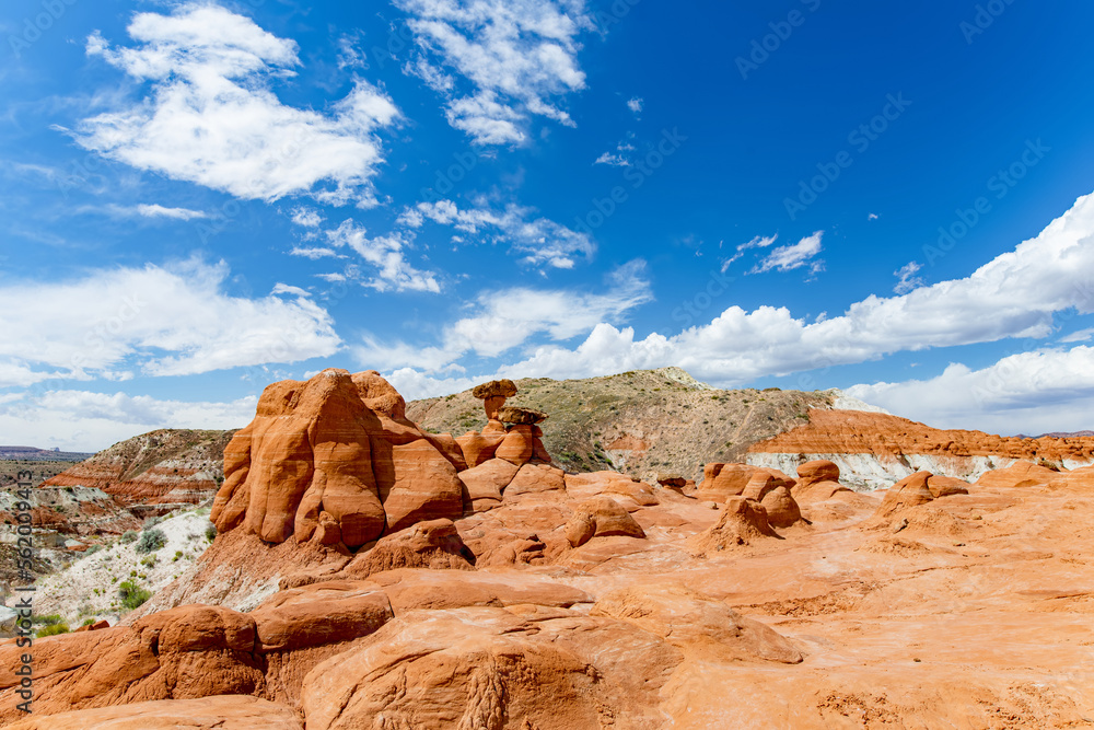 Hoodoo and Paria Rimrocks in the Vermillion Cliffs, Utah, USA