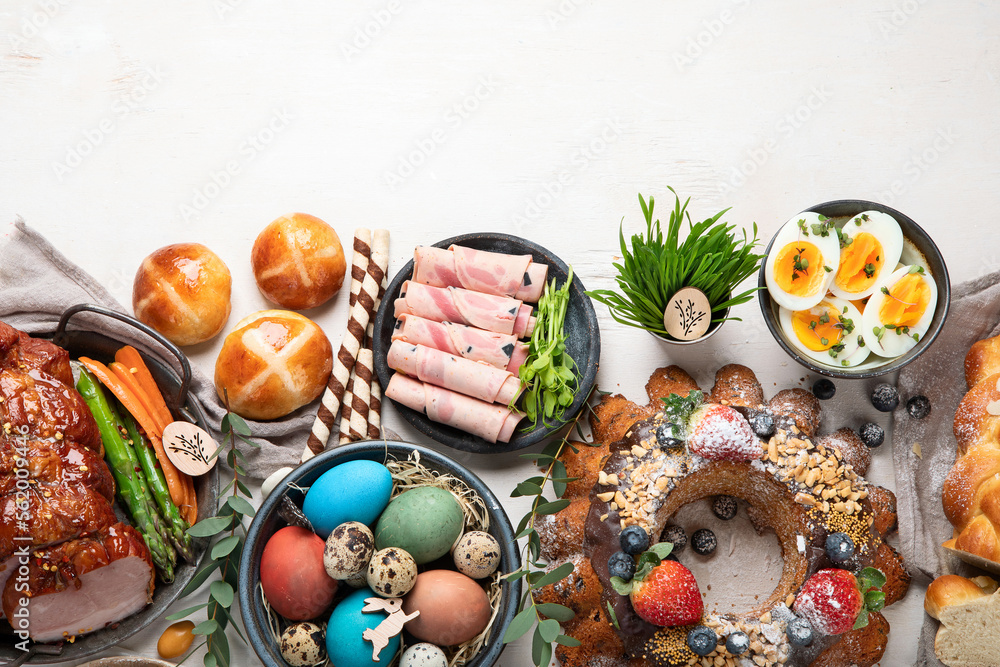 Traditional Easter dinner