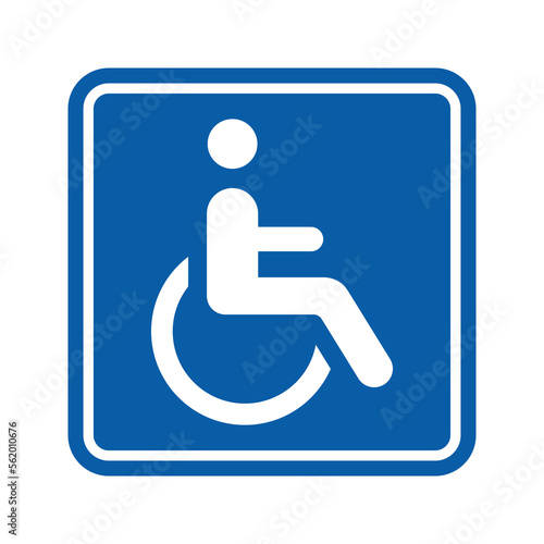 Disabled Handicap icon. sign for mobile concept and web design. vector illustration%09